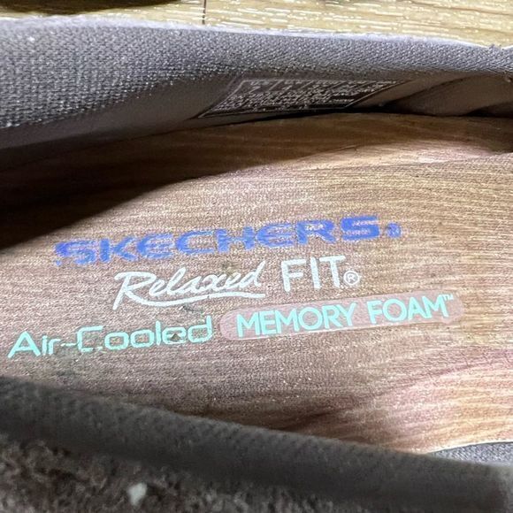 Skechers Women's Relaxed Fit Memory Foam Mary Jane Loafers Brown/Gray Size 7‎ - Picture 6 of 6